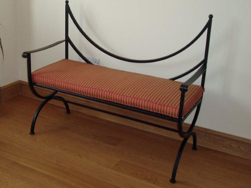 Windsor Metal Bench Bennington Furniture